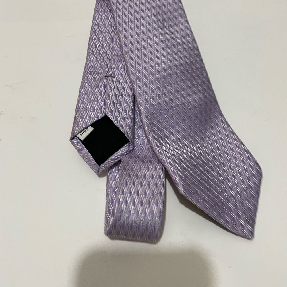 Valentino men’s neck tie light purple made in Italy